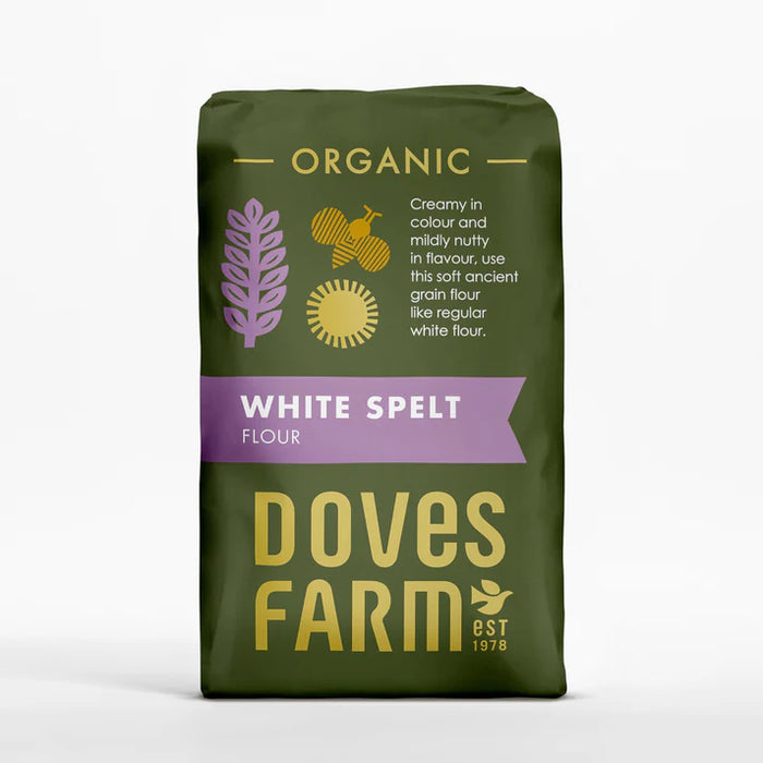 Doves Farm Organic White Spelt Flour 5 x 1kg