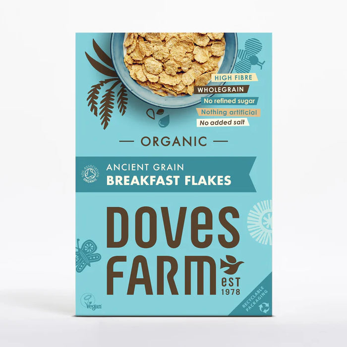 Doves Farm Organic Breakfast Flakes 5 x 375g