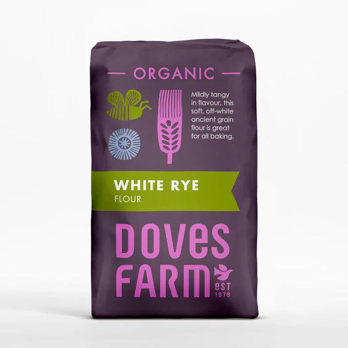 Doves Farm Organic White Rye Farine 5 x 1kg