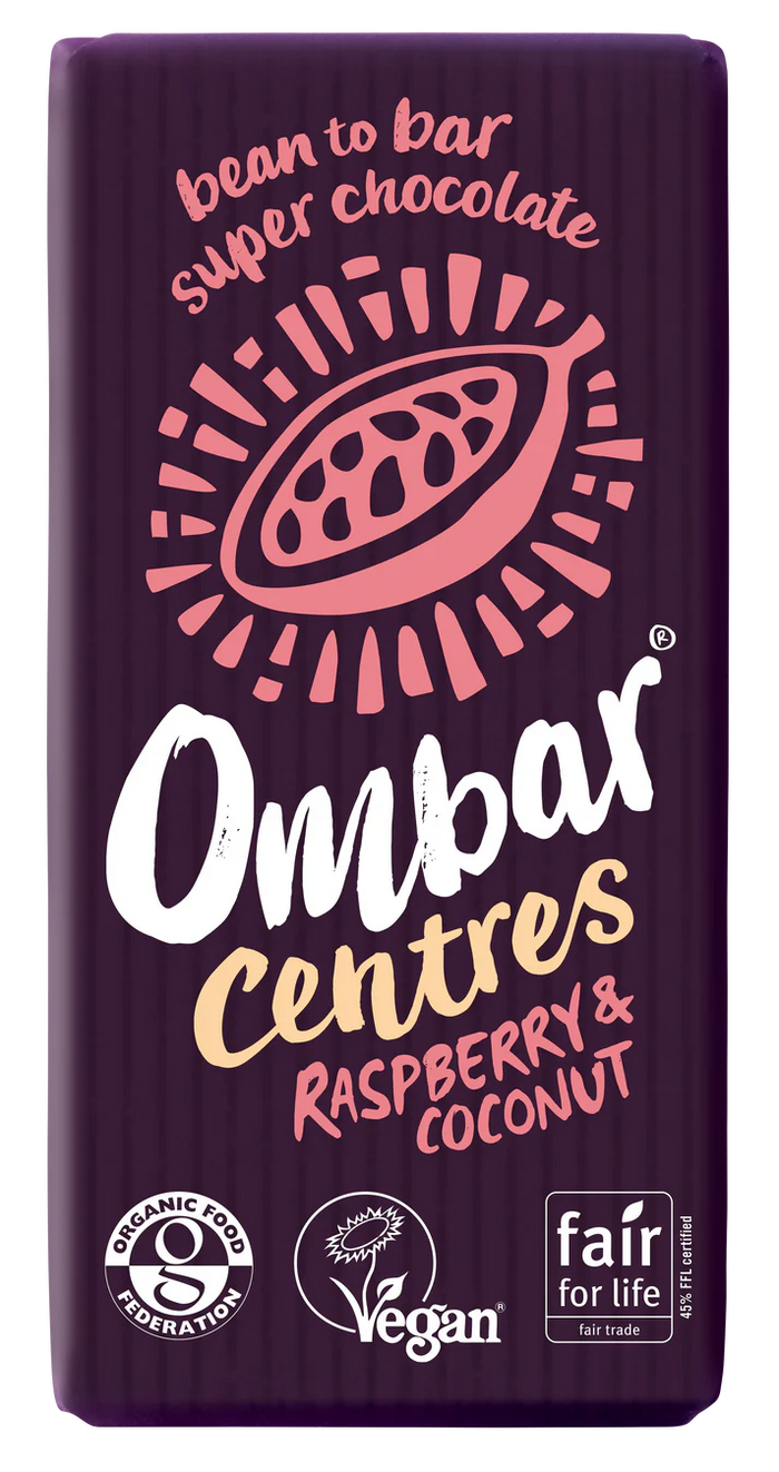 Centres Ombar Raspberry & Coconut 10 x 35G