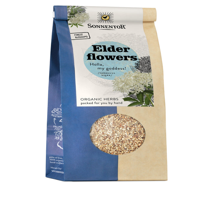 Sonnentor Organic Elderflowers Loose Leaf Tea 6 x 80g