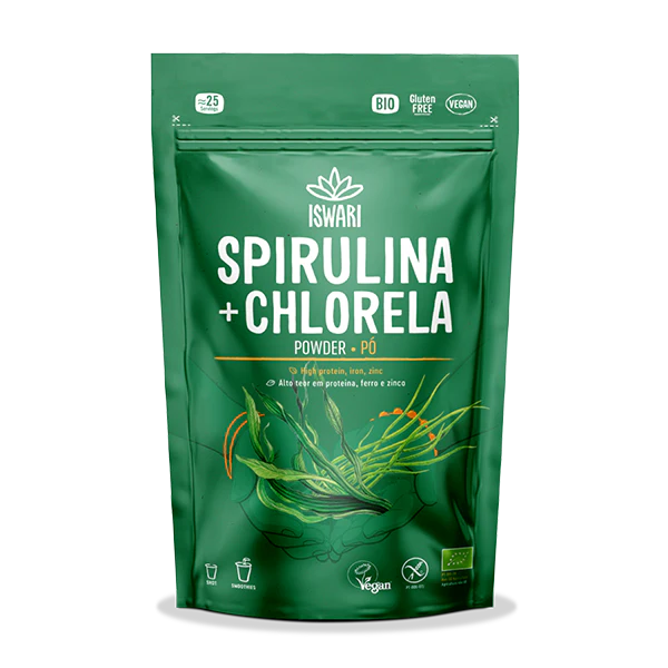 Iswari Spirulina & Chlorella Powder 125g