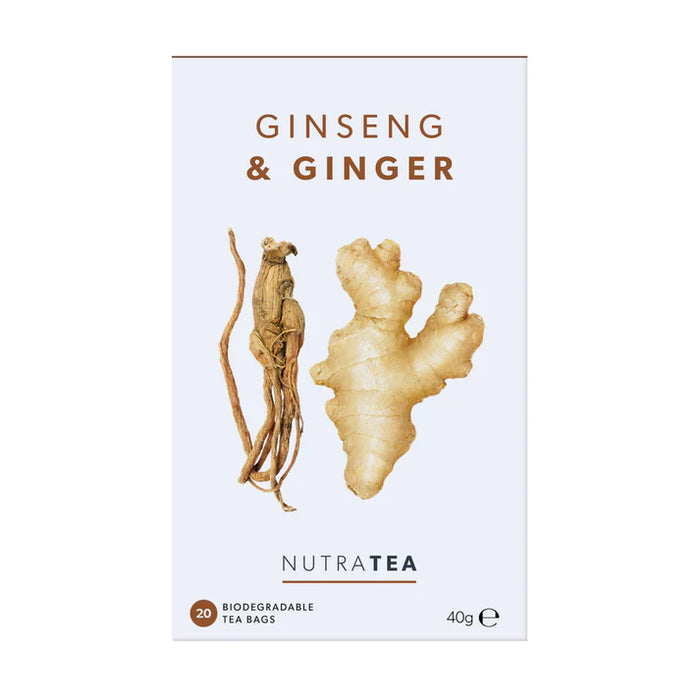 NUTRATEA GINSENG & GINGER TEA 20 sacs