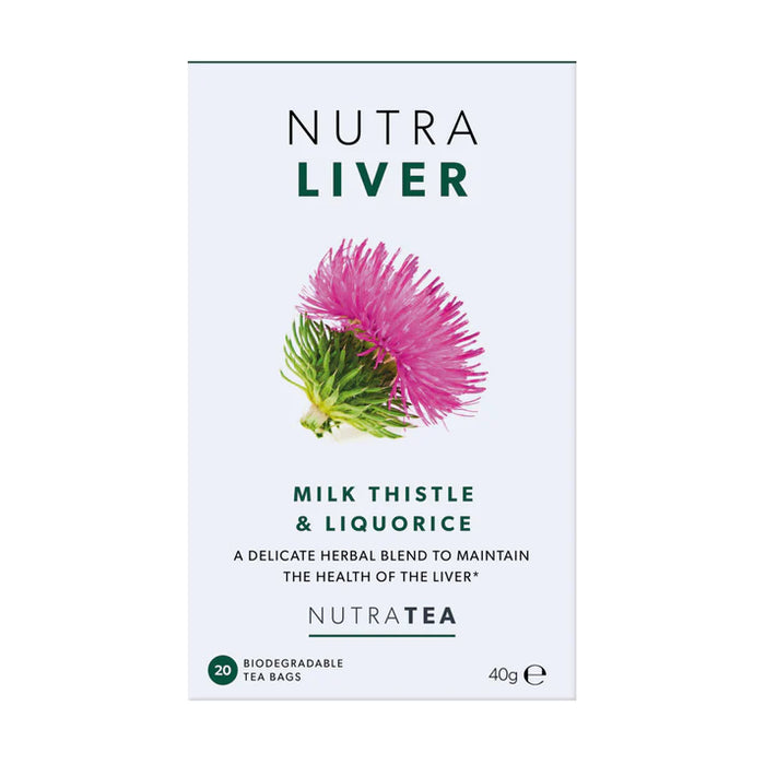 NutraTea Nutra Liver Milk Thistle & Liquorice Tea 20 Bags