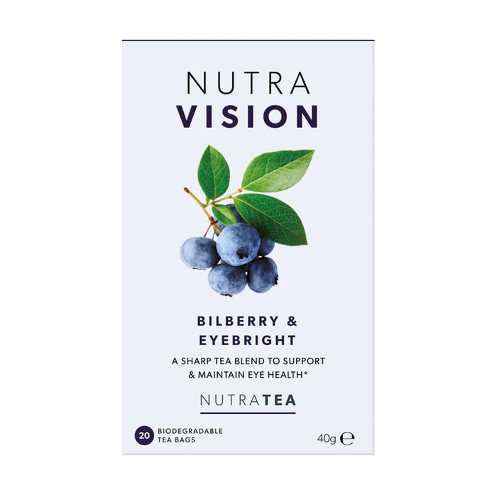 NUTRATEA NUTRA VISION BILBERRY & EEBRIGHT TEA 20 Sacs