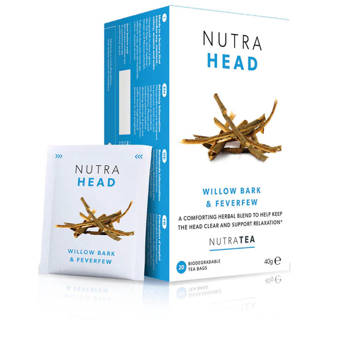 NutraTea Nutra Head Willow Bark & Feverfew Tea 20 Bags