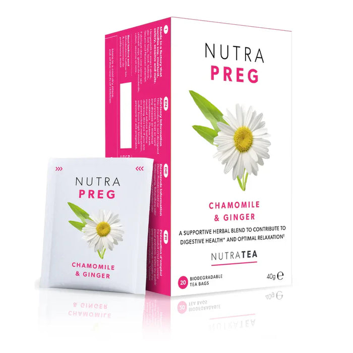 NutraTea Nutra Preg Chamomile & Ginger Tea 20 Bags