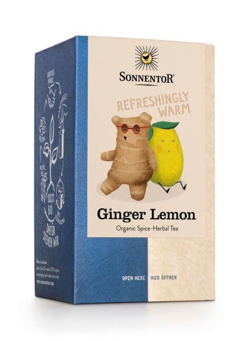 Sonnentor Organic Ginger Lemon Tea 6 x 18 Bags