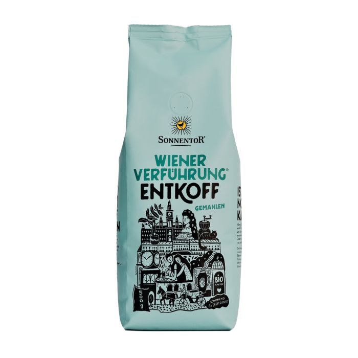 Sonnentor Organic Viennese Decaffeinated Ground Coffee 5 x 500g