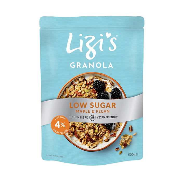 Lizi's Low Sugar Maple & Pecan Granola 10 x 500g