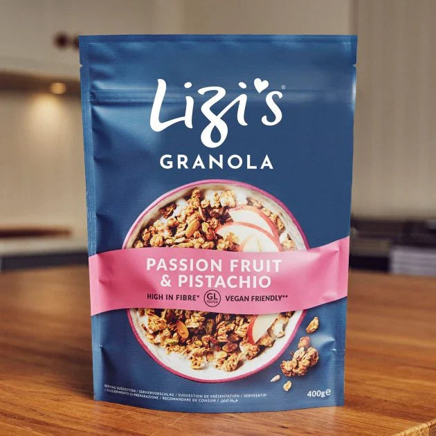 Lizis Passionsfrucht- und Pistazien -Müsli 10 x 400 g