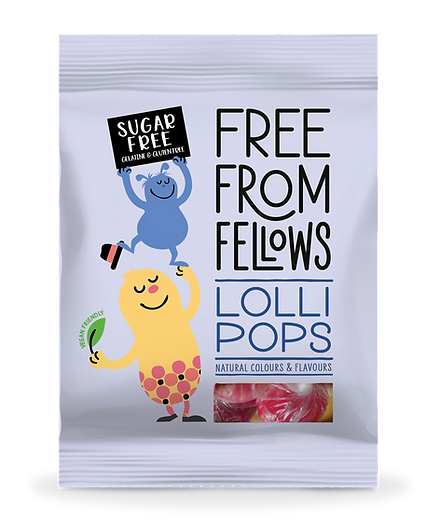 Free From Fellows Sugarfree Lollipops 10 x 60g