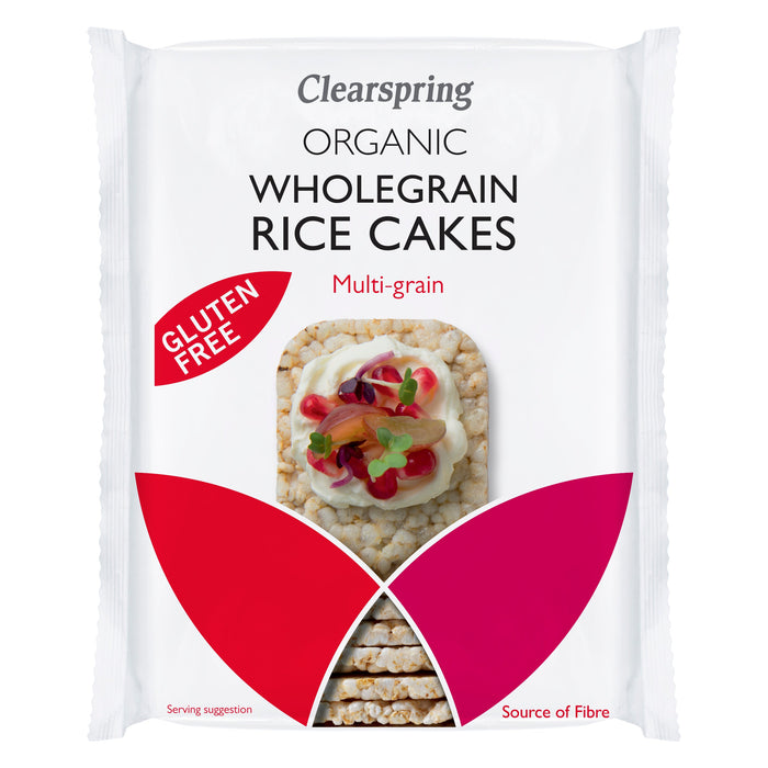 ClearSpring Cakes de riz de grain entier 12 x 130g