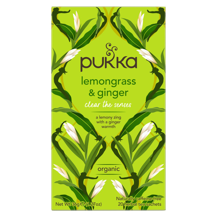 Pukka Lemongrass & Ginger Tea 20 Bags x 4