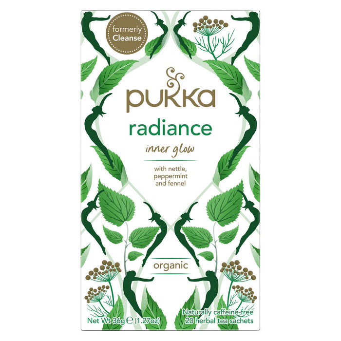 Thé Radiance de Pukka, 20 sachets x 4