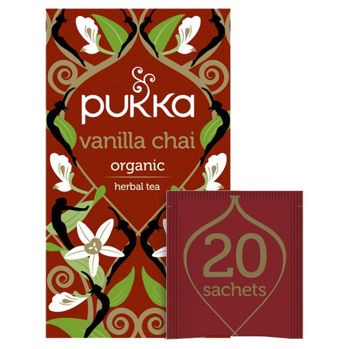 Pukka Organic Vanilla Chai 20 Bags x 4