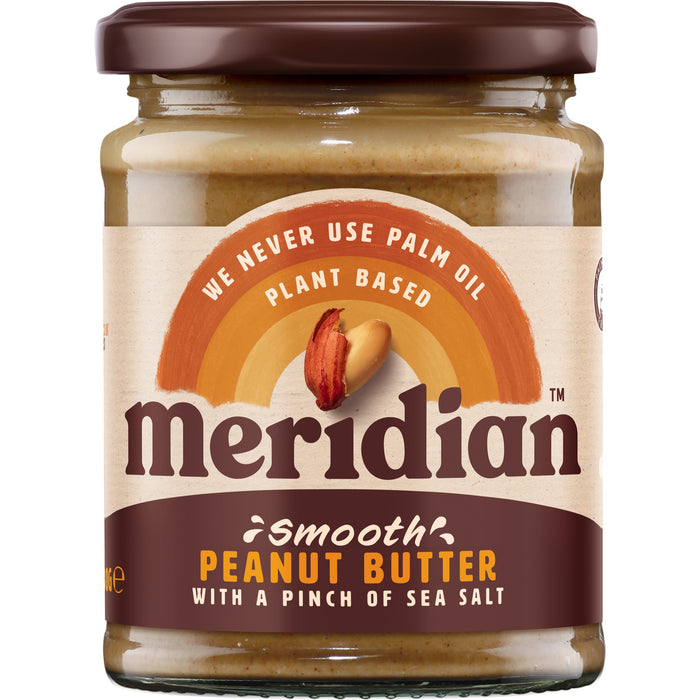 Meridian Smooth Peanut Butter With Salt 6 x 280g