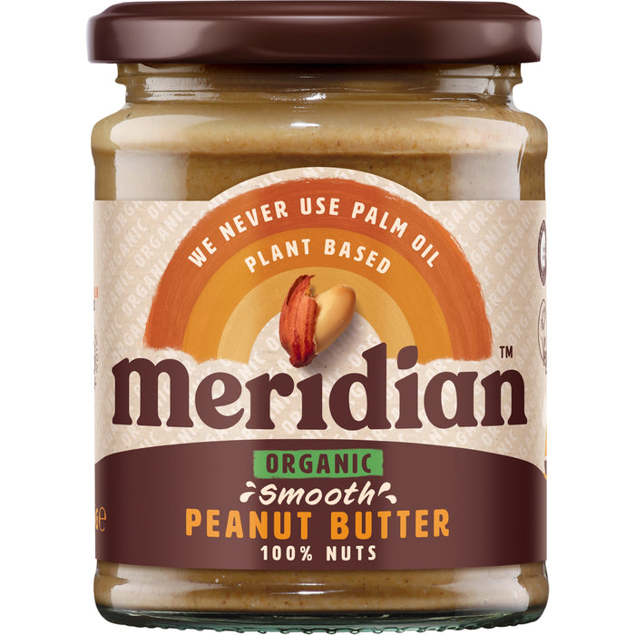 Meridian Smooth Peanut Butter 100% Nuts 6 x 280g