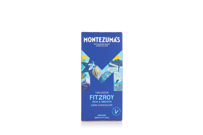 Montezuma's 'FitzRoy' 73% Dark Chocolate Bar 12 x 90g