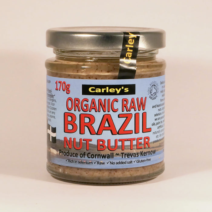 Carley's Organic Raw Brazil Nut Butter 6 x 170g