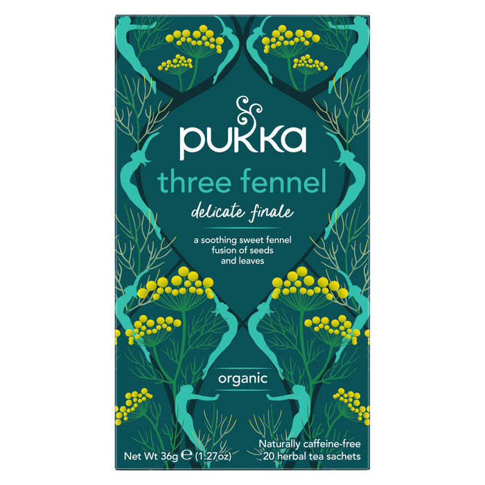 Thé aux trois fenouils Pukka 20 sachets x 4