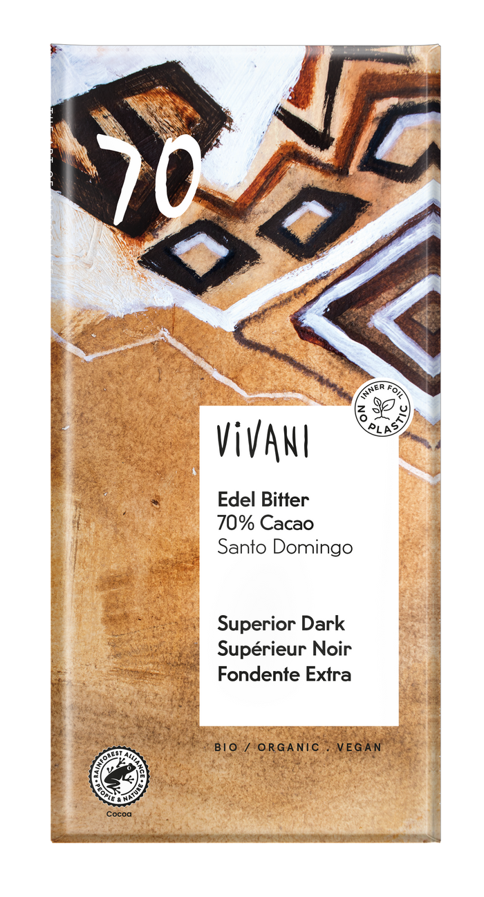 Vivani 70% Cacao Superior Dark Chocolate B da 10 x 100g