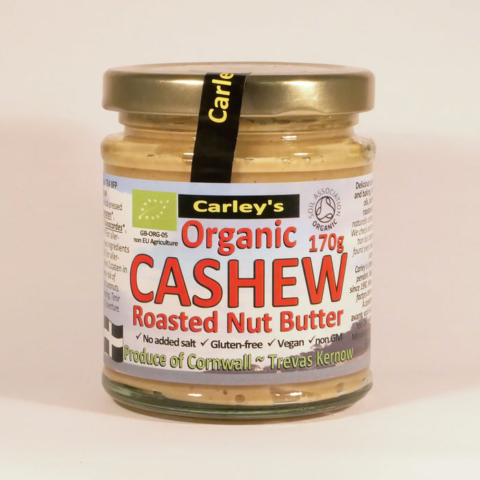 Carley's Organic Cashew Nut Butter 6 x 170g