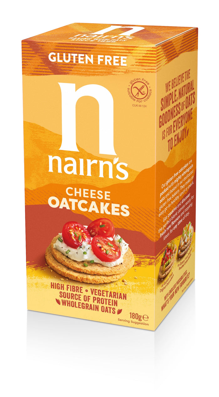 Nairns Käse-Haferkekse 8 x 180g