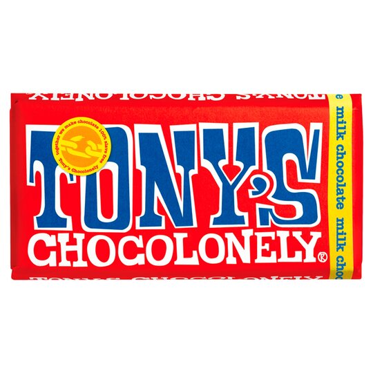 Tony's Chocolonely Milk Chocolate Bar 15 x 180g