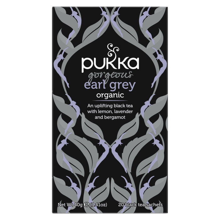 Pukka Gorgeous Earl Grey Tea 20 sacs x 4