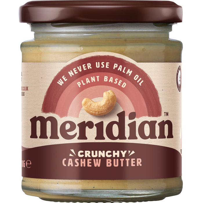 Meridian Crunchy Cashew Butter 6 x 170g