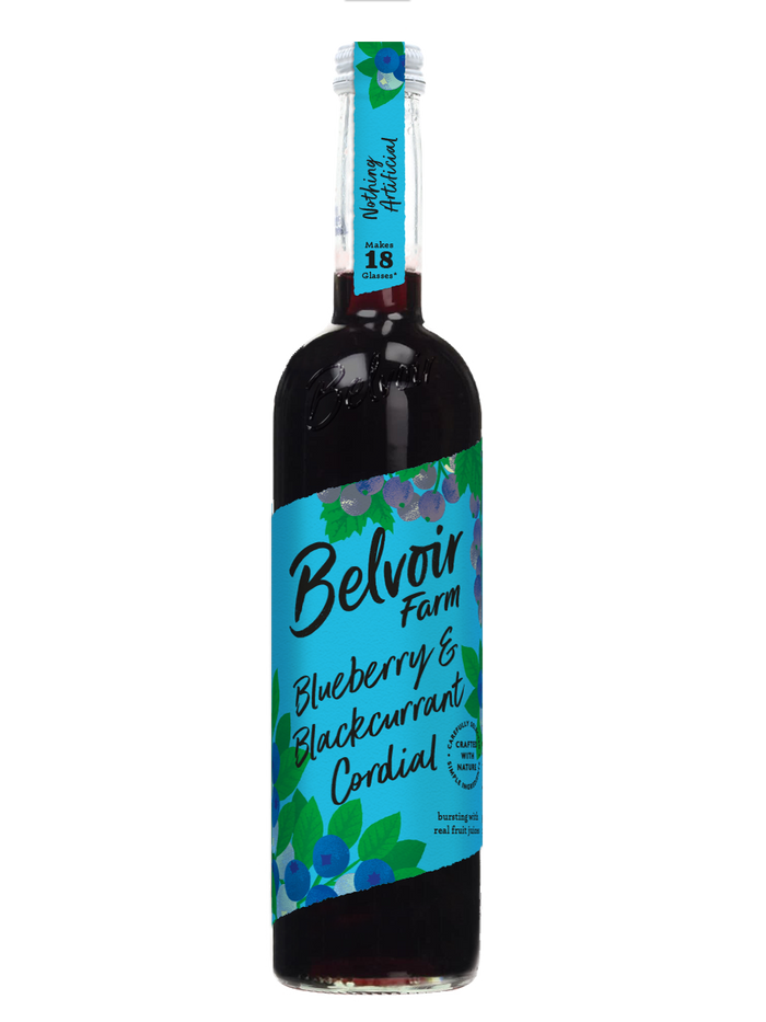 Belvoir Blueberry & Brackcurrant Cordial 6 x 500 ml