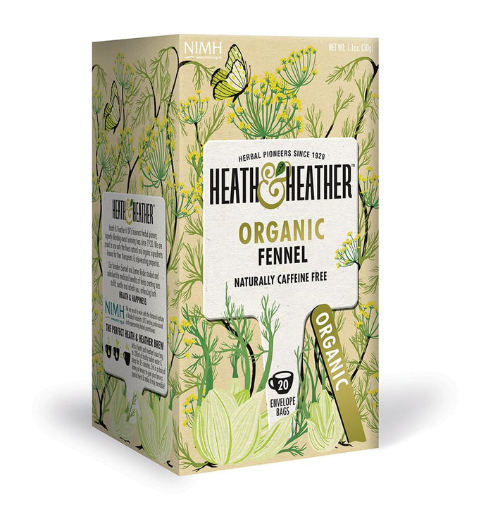 Heath & Heather Bio -Fencheltee 20 Taschen x 6