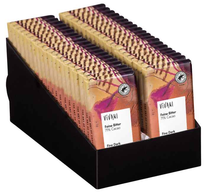 Vivani Dark Chocolate Minibar 40 x 12.5g