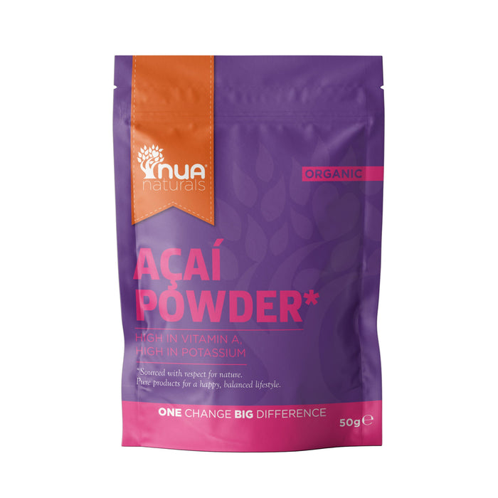 Nua Naturals organisches Acai -Pulver 50g