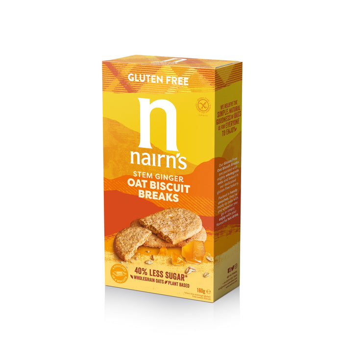 Nairns Biscuit Breaks Hafer &amp; Ingwer 12 x 160g