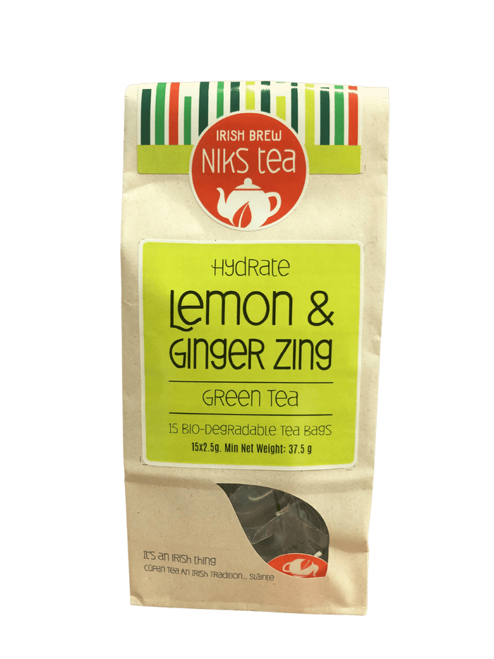 Niks Tea Lemon & Ginger Zing 15 Bags