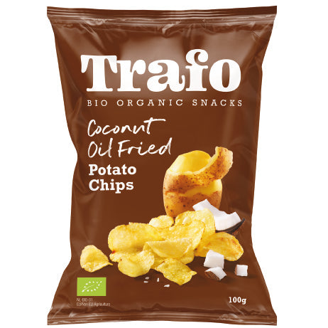 Trafo Crisps Kokosöl frittierte Kartoffelchips 12 x 100g