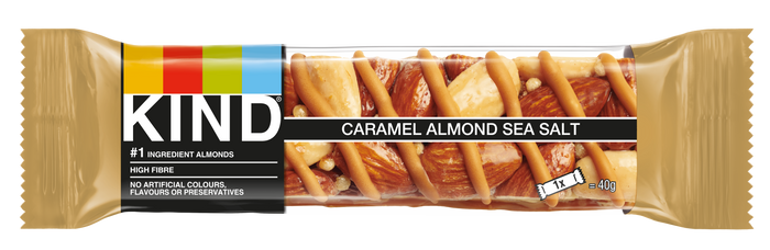 Kind Caramel Almond & Sea Salt Bar 12 x 40g