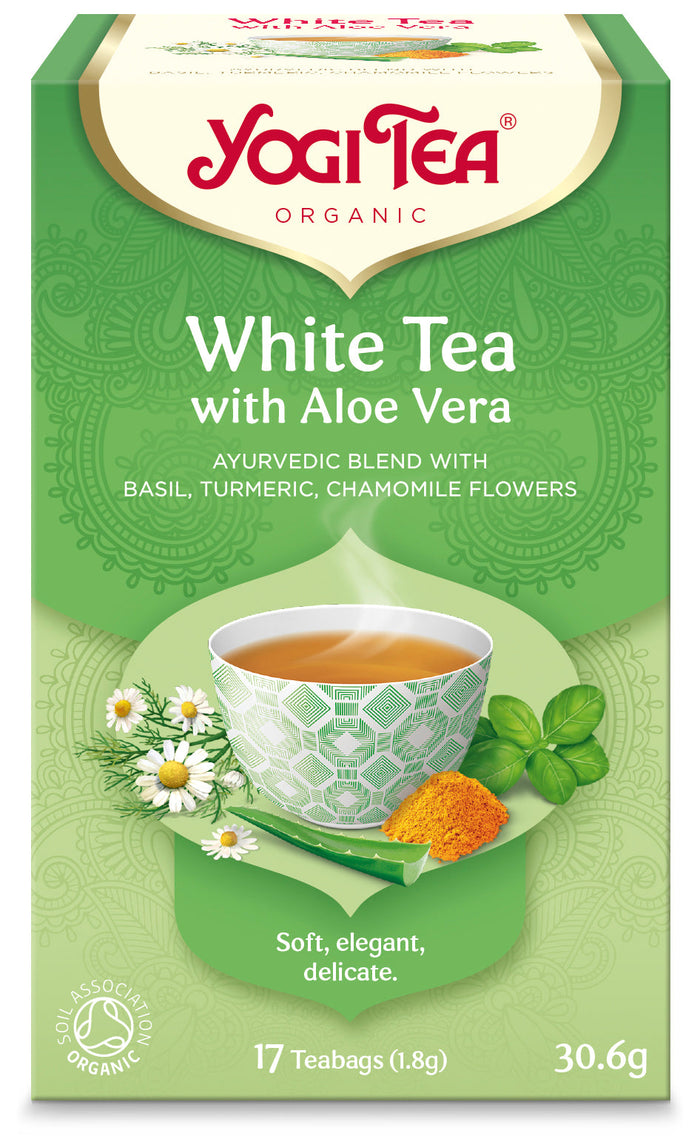 Yogi Tea White Tea & Aloe Vera 17 Bags x 6