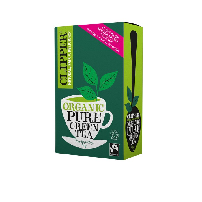 Clipper Organic Pure Green 20 Bags x 6