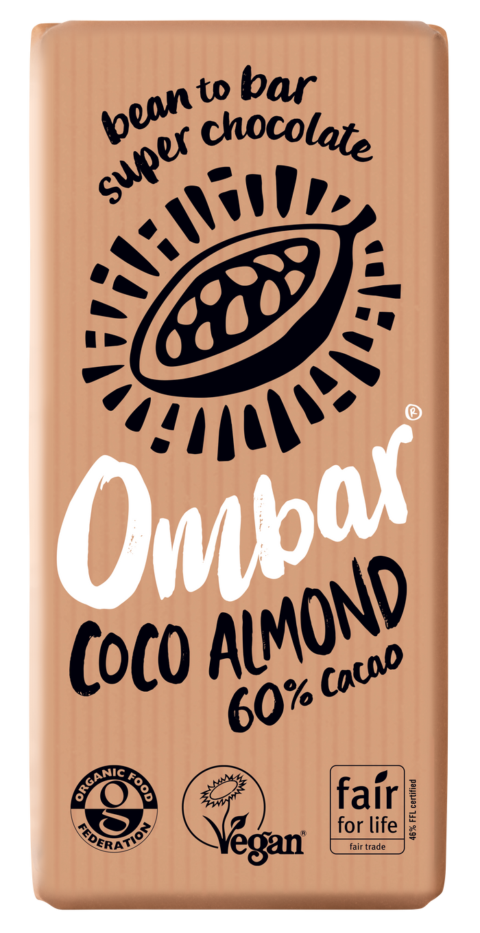 Ombar Coco amond Chocolate cru 10 x 70g