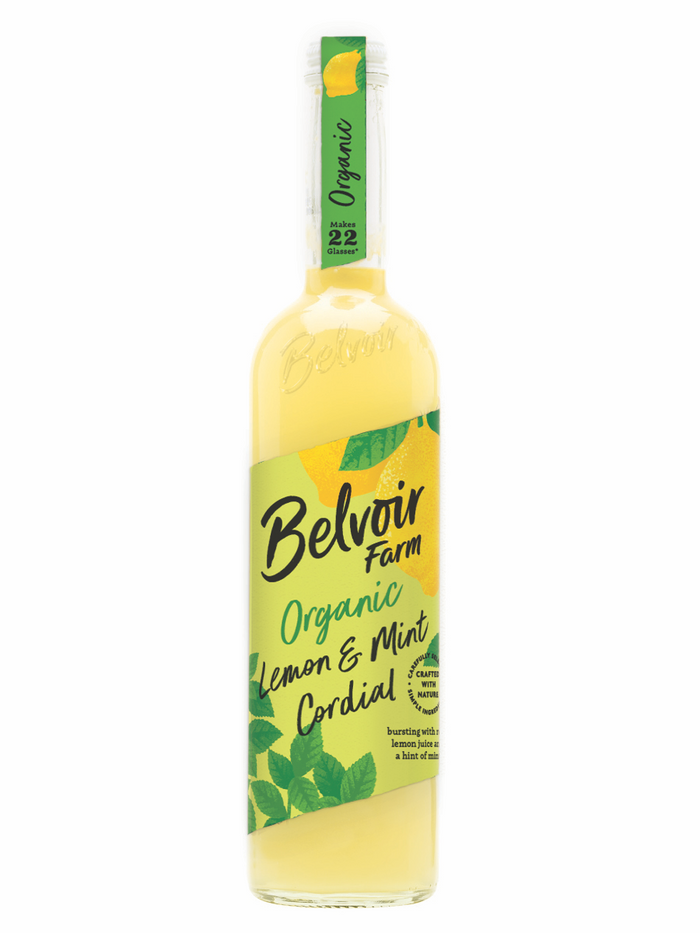 Belvoir Organic Lemon & Mint Cordial 6 x 500ml