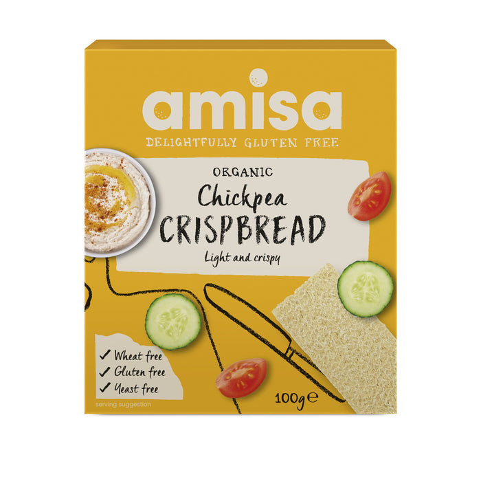 Amisa Bio Kichererbsen Knäckebrot 12 x 100g