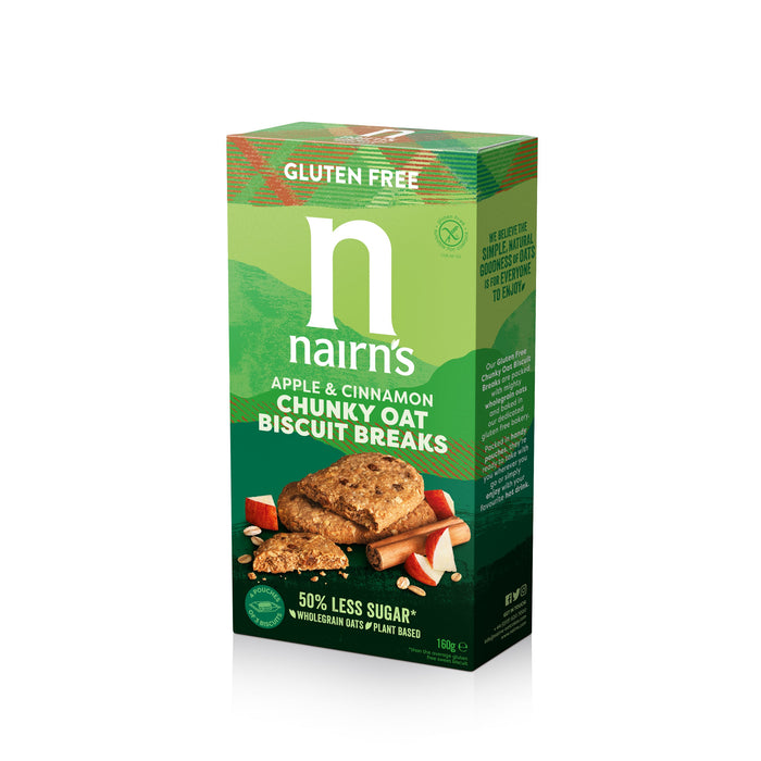 Nairns Apfel-Zimt-Keks-Breaks, 6 x 160 g