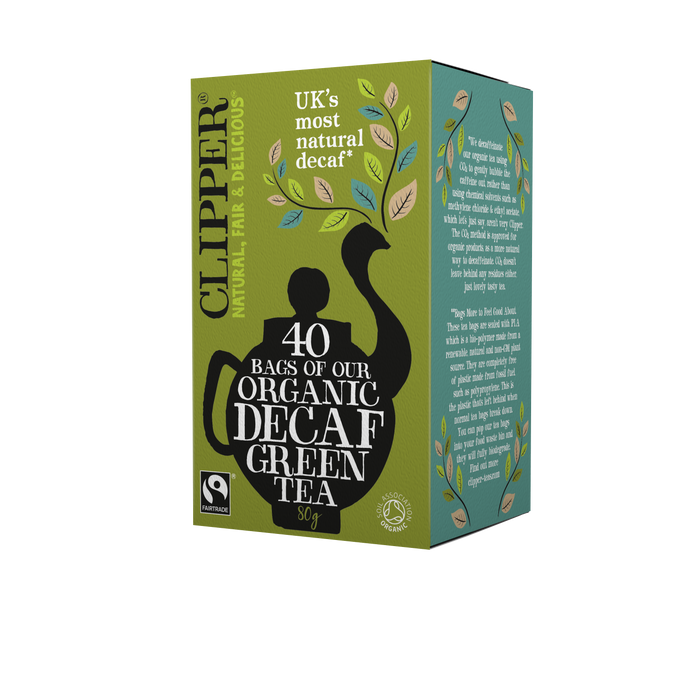 Clipper Organic Green Tea Decaf 40 Bags x 6