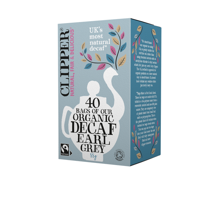 Clipper Organic Earl Grey Decaf 40 Bags x 6