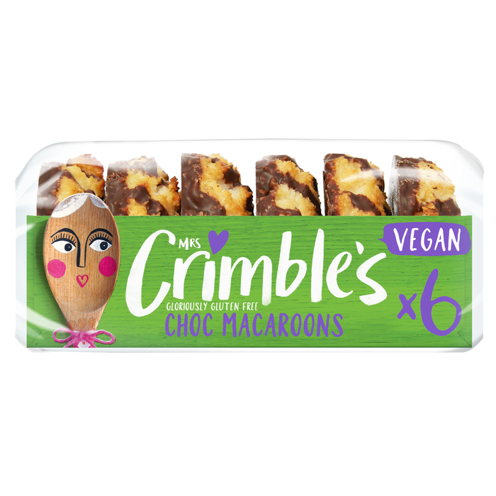 Mrs Crimble's vegane Schokomakronen, 12 x 195 g