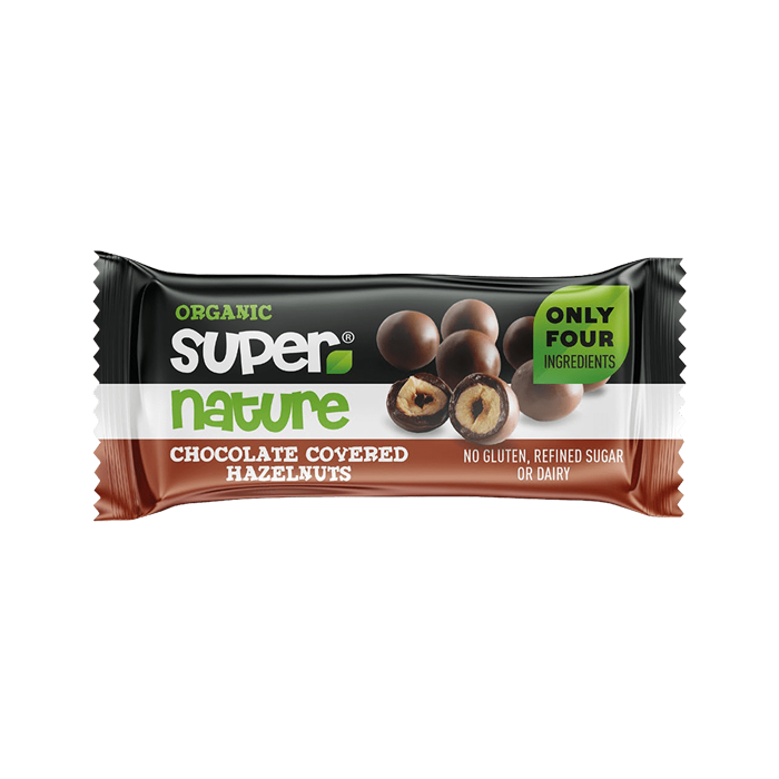 Supernature Organic Coloco Covered Hazelnuts 15 x 40g