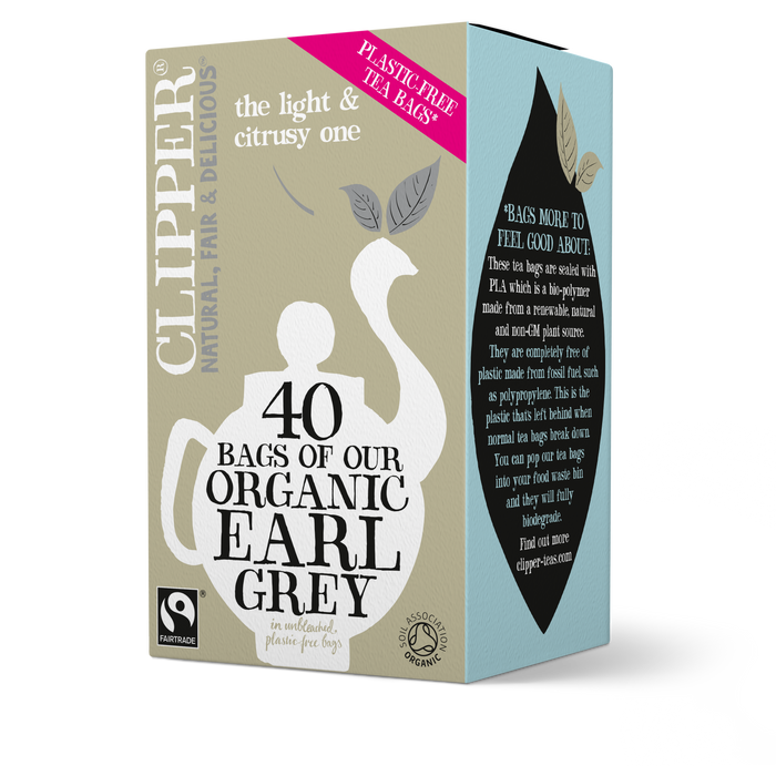 Clipper Organic Earl Grey 40 Bags x 6